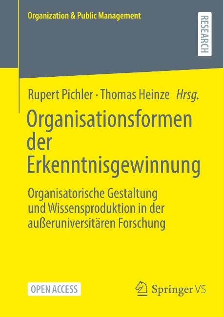 Organisationsformen der Erkenntnisgewinnung - 