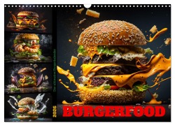 Cover-Bild zum Titel 'Burgerfood (Wandkalender 2026 DIN A3 quer), CALVENDO Monatskalender' von 'Dirk Meutzner'