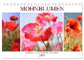 Mohnblumen. Leuchtender Liebreiz auf Wiesen und in Gärten (Tischkalender 2025 DIN A5 quer), CALVENDO Monatskalender - Rose Hurley