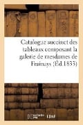 Catalogue Succinct Des Tableaux Composant La Galerie de Mesdames de Frainays - Petit-J