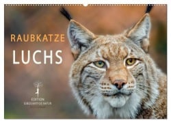 Cover-Bild zum Titel 'Raubkatze Luchs (Wandkalender 2026 DIN A2 quer), CALVENDO Monatskalender' von 'Peter Roder'