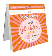 Cover-Bild zum Titel 'Postkartenkalender Glücklichsein 2027 by konfettiberlin' von ''