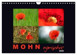 Cover-Bild zum Titel 'MOHNographie (Wandkalender 2026 DIN A4 quer), CALVENDO Monatskalender' von 'Angelika Giessl'