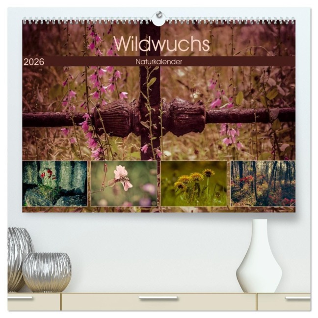 Wildwuchs 2026 (hochwertiger Premium Wandkalender 2026 DIN A2 quer), Kunstdruck in Hochglanz - Marianne Drews