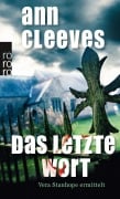 Cover-Bild zum Titel 'Das letzte Wort' von 'Ann Cleeves'