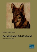 Cover-Bild zum Titel 'Der deutsche Schäferhund' von 'Max v. Stephanitz'