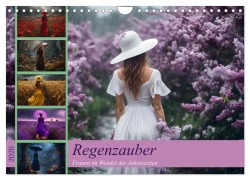 Cover-Bild zum Titel 'Regenzauber - Frauen im Wandel der Jahreszeiten (Wandkalender 2026 DIN A4 quer), CALVENDO Monatskalender' von 'Babett Paul - Babetts Bildergalerie'