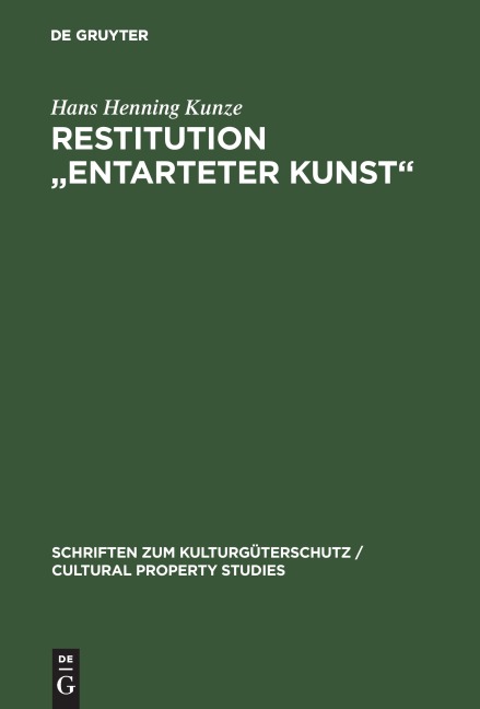 Restitution "Entarteter Kunst" - Hans Henning Kunze