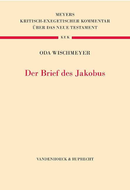 Der Brief des Jakobus - Oda Wischmeyer