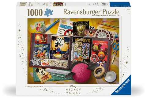 Erwachsenenpuzzle 1000 Teile - Disney Micky Maus - 1970 Mickey Moments - 