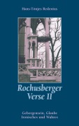 Cover-Bild zum Titel 'Rochusberger Verse 2' von 'Hans Tönjes Redenius'