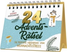 Cover-Bild zum Titel '24 Adventsrätsel I Die perfekte Ablenkung vom Weihnachtsstress' von ''