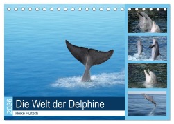 Cover-Bild zum Titel 'Die Welt der Delphine (Tischkalender 2026 DIN A5 quer), CALVENDO Monatskalender' von 'Heike Hultsch'
