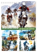 Cover-Bild zum Titel 'Motocross - Der Sport für echte Abenteurer (Tischkalender 2026 DIN A5 hoch), CALVENDO Monatskalender' von 'Steffen Gierok-Latniak'