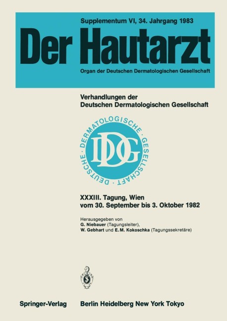 Verhandlungen der Deutschen Dermatologischen Gesellschaft - 