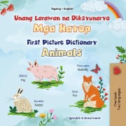 Cover-Bild zum Titel 'Unang Larawan na Dictionary Mga Hayop First Picture Dictionary Animals (Tagalog English Bilingual Collection)' von 'Kidkiddos Books'