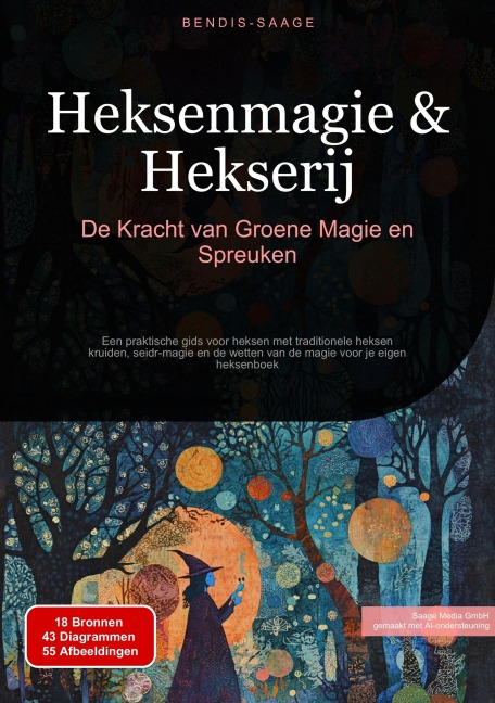 Heksenmagie & Hekserij: De Kracht van Groene Magie en Spreuken - Bendis A. I. Saage - Nederlands