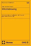 Cover-Bild zum Titel 'Whistleblowing' von 'Claude Eric Bertschinger'