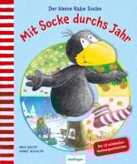 Cover-Bild zum Titel 'Der kleine Rabe Socke: Mit Socke durchs Jahr' von 'Nele Moost'