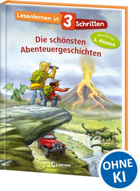 Lesenlernen in 3 Schritten - Die schönsten Abenteuergeschichten - 