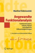 Cover-Bild zum Titel 'Angewandte Funktionalanalysis' von 'Manfred Dobrowolski'
