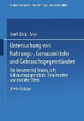 Cover-Bild zum Titel 'Untersuchung von Nahrungs-, Genussmitteln und Gebrauchsgegenständen; T. 3, Die Genussmittel, Wasser, Luft, Gebrauchsgegenstände, Geheimmittel und ähnliche Mittel' von 'Josef König'