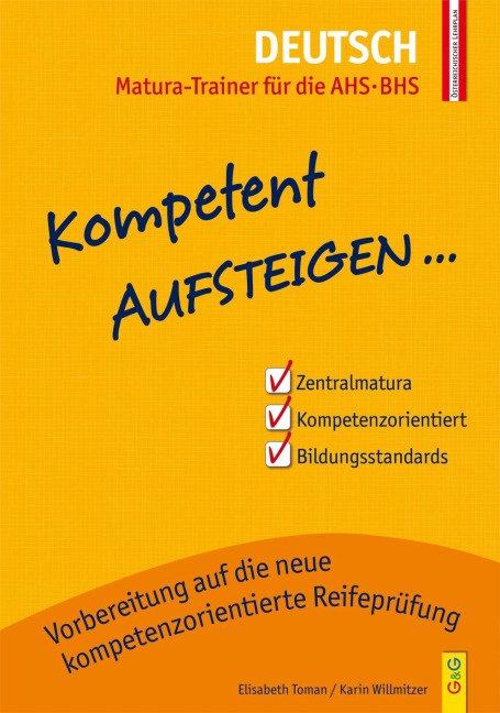 Kompetent Aufsteigen Deutsch 8 - Matura-Trainer - Elisabeth Toman, Karin Willmitzer