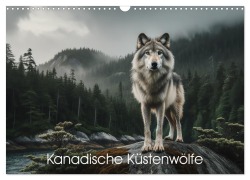 Cover-Bild zum Titel 'Kanadische Küstenwölfe (Wandkalender 2026 DIN A3 quer), CALVENDO Monatskalender' von 'Peter R. Stuhlmann'