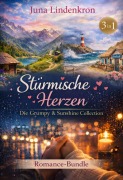 Cover-Bild zum Titel 'Stürmische Herzen: Die Grumpy & Sunshine Collection' von 'Juna Lindenkron'