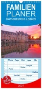 Cover-Bild zum Titel 'Familienplaner 2027 - Romantisches Loiretal mit 5 Spalten (Wandkalender, 21 x 45 cm) CALVENDO' von 'Konstanze Junghanns'
