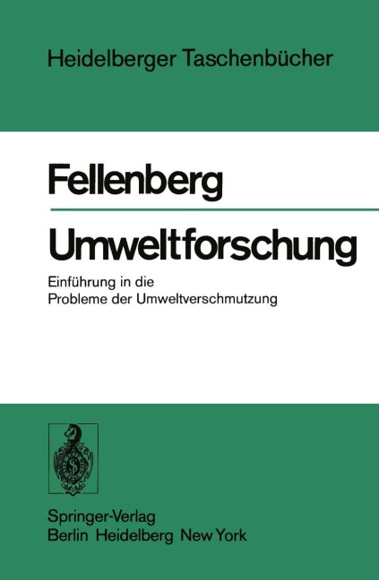 Umweltforschung - G. Fellenberg