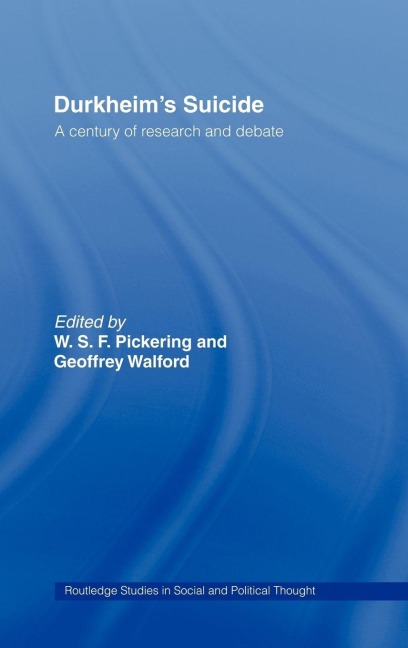 Durkheim's Suicide - 