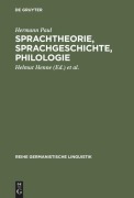 Cover-Bild zum Titel 'Sprachtheorie, Sprachgeschichte, Philologie' von 'Hermann Paul'