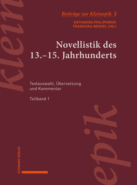 Novellistik des 13.-15. Jahrhunderts - 