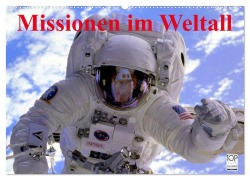 Cover-Bild zum Titel 'Missionen im Weltall (Wandkalender 2026 DIN A2 quer), CALVENDO Monatskalender' von 'Elisabeth Stanzer'