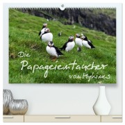 Cover-Bild zum Titel 'Die Papageientaucher von Mykines (hochwertiger Premium Wandkalender 2026 DIN A2 quer), Kunstdruck in Hochglanz' von 'Sören Gelbe-Haußen'