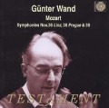 Cover-Bild zum Titel 'Sinfonien 36/38/39' von 'Wand/Gürzenich Orchester Köln'