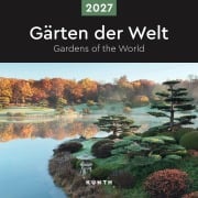 Cover-Bild zum Titel 'Gärten der Welt - KUNTH Broschurkalender 2027' von ''