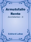 Cover-Bild zum Titel 'Armutsfalle Rente' von 'Eckhard Lohse'