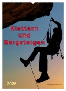 Cover-Bild zum Titel 'Klettern und Bergsteigen (Wandkalender 2026 DIN A2 hoch), CALVENDO Monatskalender' von 'Peter Roder'
