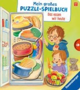 Cover-Bild zum Titel 'Mein großes Puzzle-Spielbuch - Das essen wir heute' von 'Mila Rulff'