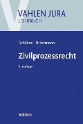 Cover-Bild zum Titel 'Zivilprozessrecht' von 'Eberhard Schilken, Moritz Brinkmann'