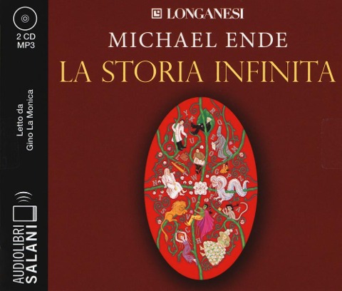 La storia infinita letto da Gino La Monica. Audiolibro. 2 CD Audio formato MP3 - Michael Ende
