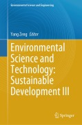 Cover-Bild zum Titel 'Environmental Science and Technology: Sustainable Development III' von ''
