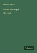 Cover-Bild zum Titel 'Kleine Erzählungen' von 'Jeremias Gotthelf'