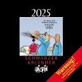 Uli Stein Schwarzer Kalender 2025: Monatskalender für die Wand - Uli Stein