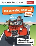 Ist es wahr, dass ...? Tagesabreißkalender 2026 - Alltagswissen auf dem Prüfstand - Martina Stein, Ann Christin Artel