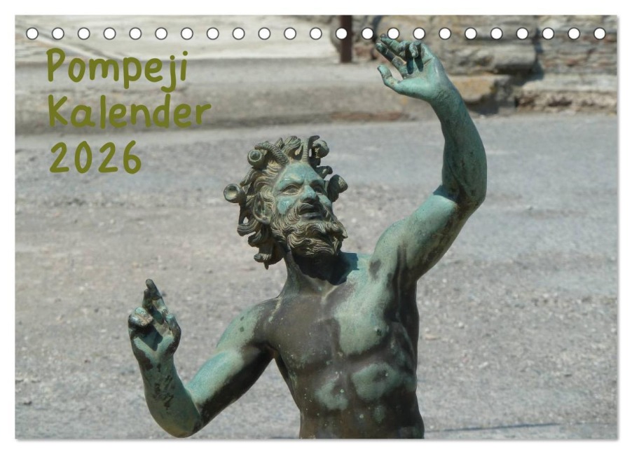 Pompeji-Kalender (Tischkalender 2026 DIN A5 quer), CALVENDO Monatskalender - Vincent Weimar