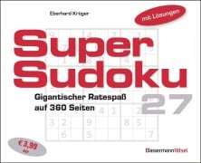 Cover-Bild zum Titel 'Supersudoku 27 (5 Exemplare à 3,99 EUR)' von 'Eberhard Krüger'