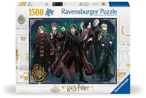 Erwachsenenpuzzle 1500 Teile - Harry Potter: Gryffindor vs. Slytherin - 